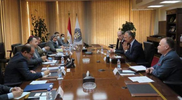لقاء وزير المالية مع السفير الأمريكي بالقاهرة