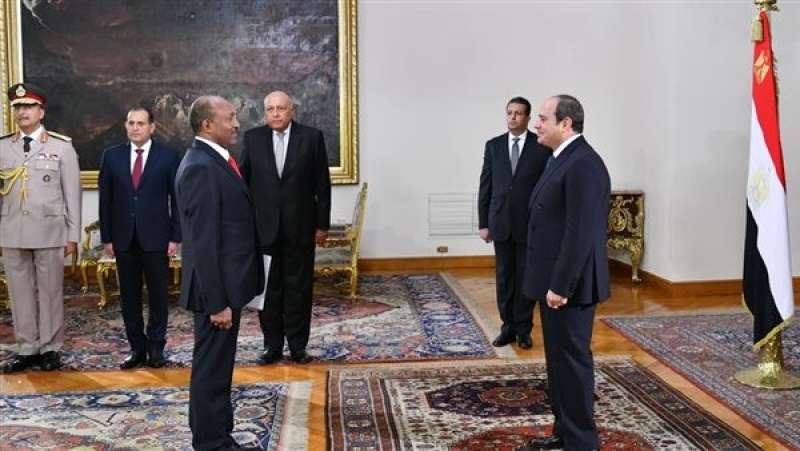 أخبار السيسي يتسلم أوراق اعتماد 13 سفيرًا جديدًا