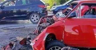 مصرع شخص وإصابة 12 آخرين إثر انقلاب مينى باص بمصر الجديدة