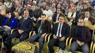 آلاف المواطنين في مؤتمر حاشد لتاييد السيسي بـ النويرة في بني سويف