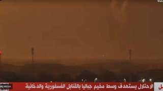 الاحتلال الإسرائيلي يستهدف وسط مخيم جباليا بالقنابل الفسفورية والدخانية