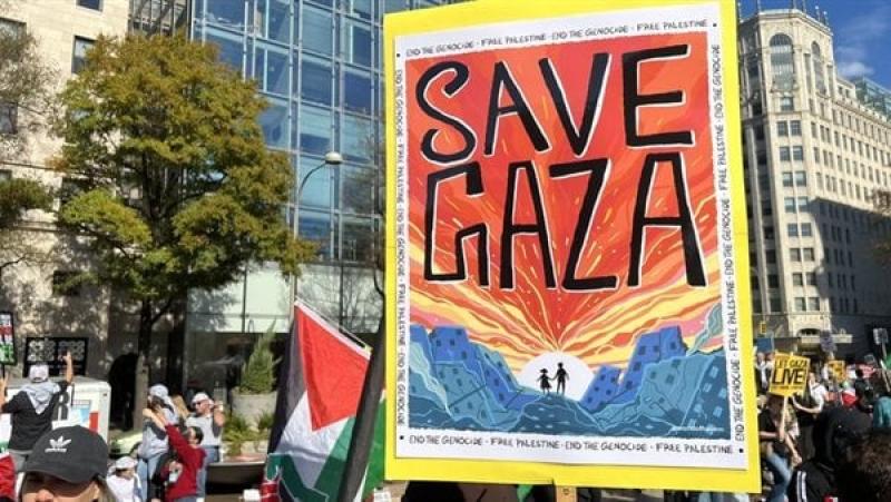 تظاهرات في أمريكا ضد الحرب في غزة
