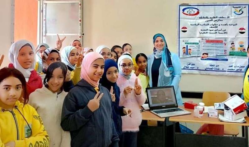 تنفيذ برامج توعوية لتعزيز صحة وسلامة الطلاب بالقليوبية