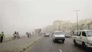 إنخفاض حاد في درجات الحرارة ورياح محملة بالأتربة في الإسكندرية