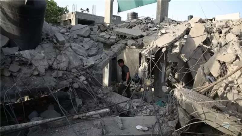 آثار الدمار فى غزة