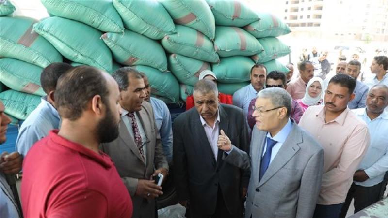 محافظ المنيا : توريد 67 ألف طن حتى الآن من محصول القمح