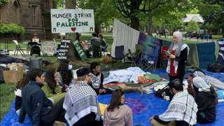 تضامنا مع غزة، طلاب جامعة برينستون الأمريكية يضربون عن الطعام