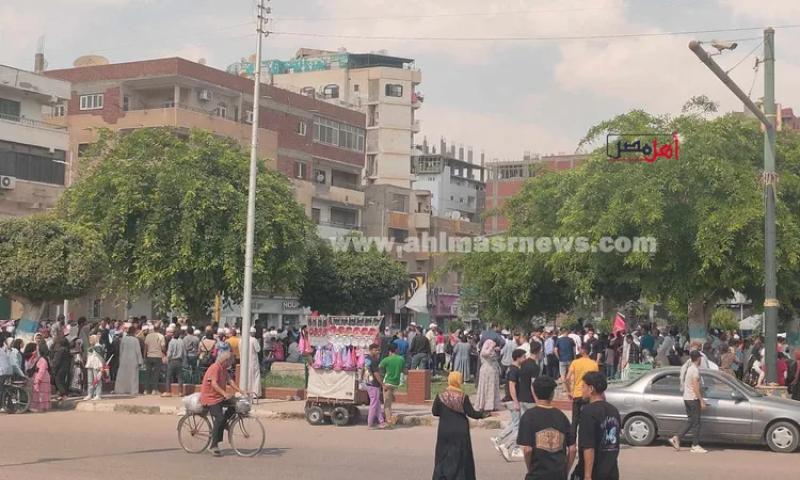 أهالي الأسماعيلية يتضامنون مع غزة