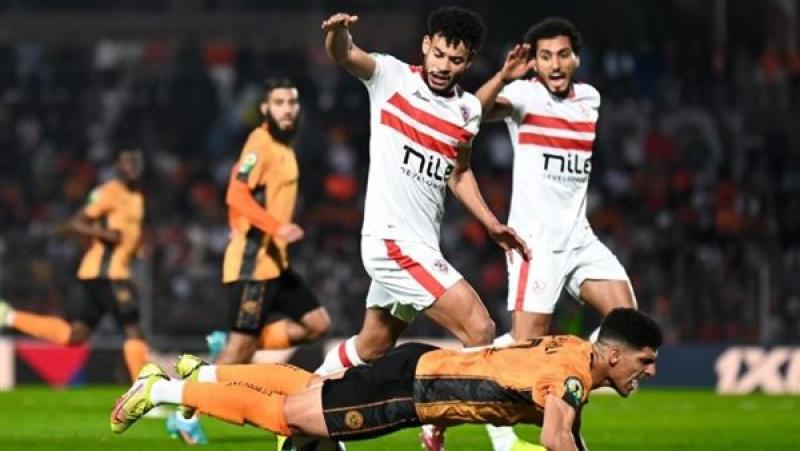 مباراة الزمالك ونهضة بركان أمس