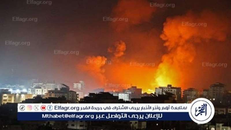 قصف إسرائيلي عنيف