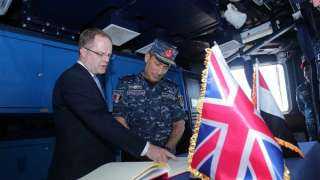القوات البحرية المصرية والبريطانية تنفذان التدريب البحري المشترك  مدافع الإسكندرية