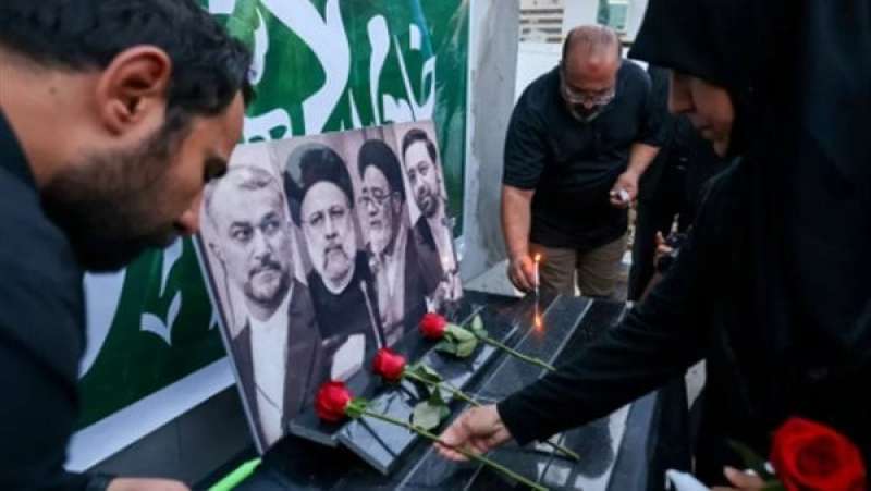 جنازة الرئيس الإيراني ومرافقيه
