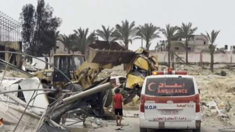 جانب من الأحداث في قطاع غزة