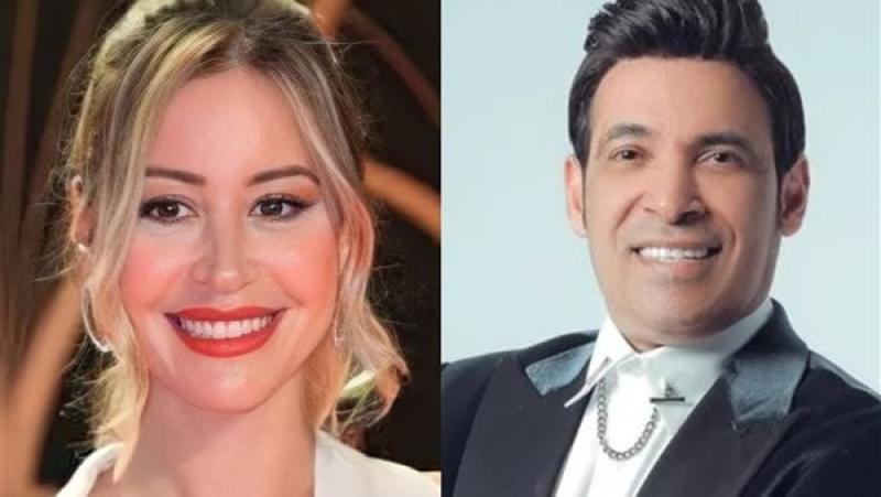 المطرب سعد الصغير والفنانة منة شلبي