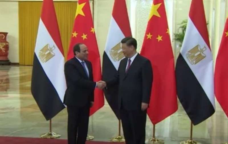 السيسي ونظيره الصيني
