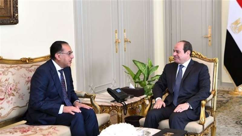 الرئيس عبدالفتاح السيسي والدكتور مصطفى مدبولي رئيس الوزراء