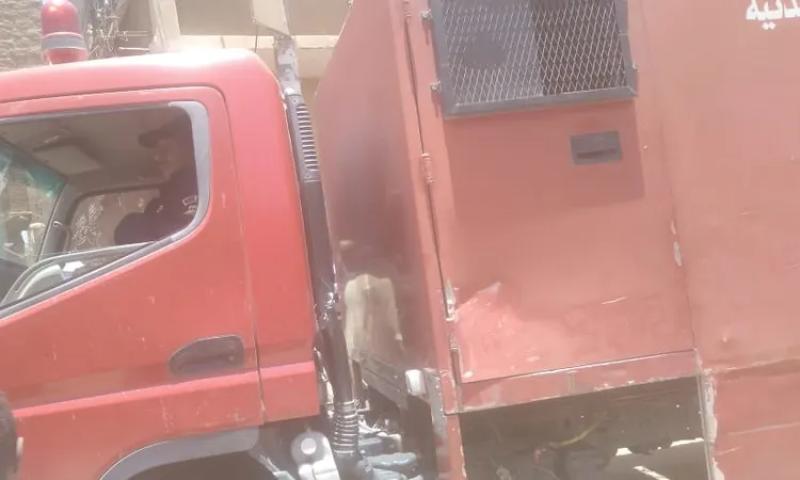 جانب من الحريق