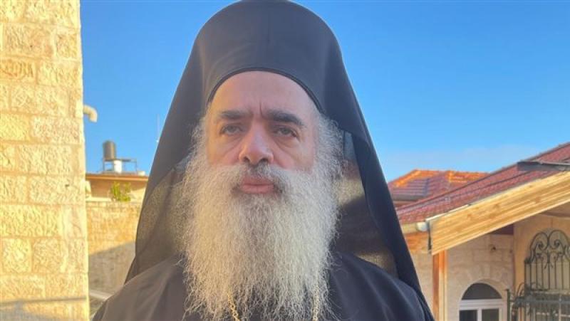 المطران عطا الله حنا رئيس اساقفة سبسطية للروم الارثوذكس