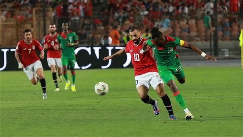 محمد صلاح في مباراة بوركينا فاسو