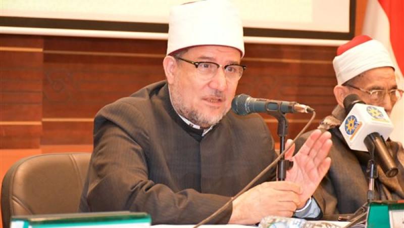 وزير الأوقاف أثناء كلمتة بمؤتمر السنة النبوية المشرفة
