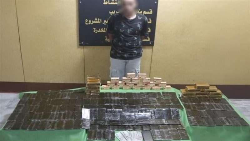 المتهم والمضبوطات