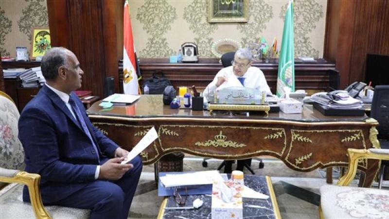 محافظ المنيا ووكيل وزارة التربية والتعليم
