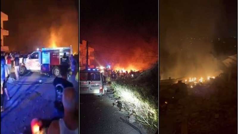 غارة إسرائيلية على بلدة جناتا جنوبي لبنان