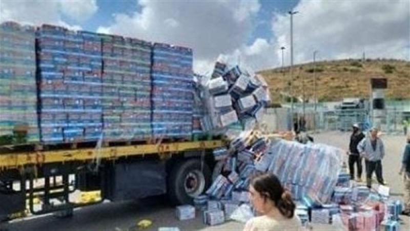 تخريب المتطرفين اليهود للمساعدات الإنسانية