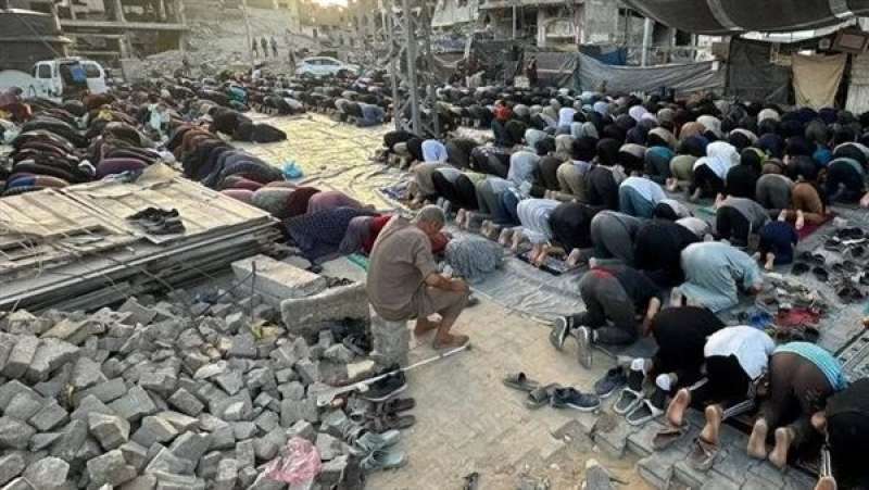 صلاة عيد الأضحى في غزة
