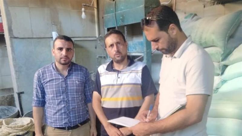 جانب من الحملة التموينية بالبحيرة
