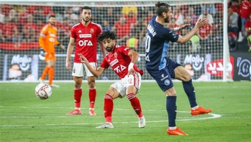 مباراة سابقة بين الأهلي وبيراميدز