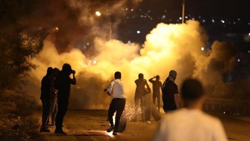 مواجهات بين الفلسطينيين والاحتلال الإسرائيلى