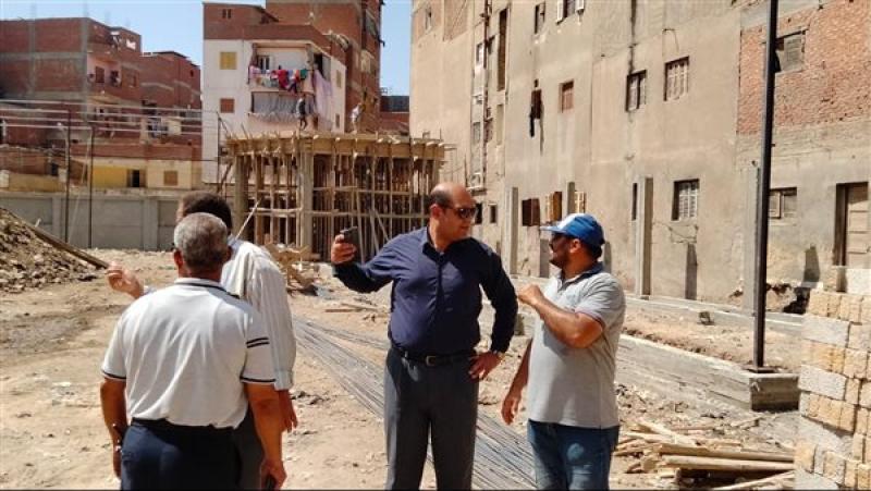 رئيس مدينة دسوق يتفقد المبني