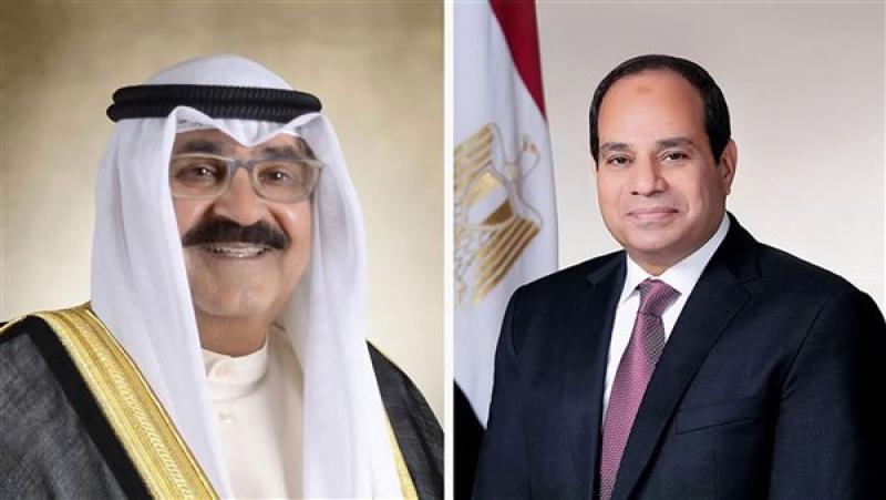 أمير الكويت والرئيس السيسي