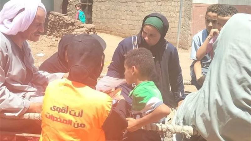 إدارة شباب وطلاب المنيا تقيم فعاليات متنوعة بقرية جريس