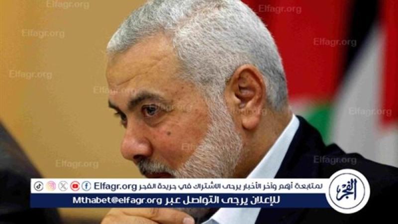 إسماعيل هنية-رئيس المكتب السياسي لحركة حماس