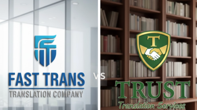 مقارنة بين شركة فاست ترانس للترجمة وشركة ترست: أيهما الأفضل؟