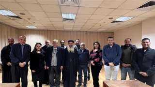 لجنة إعداد احتفالية الصلاة من أجل وحدة المسيحيين تعقد اجتماعها بالكاتدرائية المرقسية