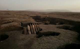 الكشف عن ورش صناعية من العصر المتأخر وبدايات العصر البطلمي وجبانة رومانية بغرب الدلتا…صور