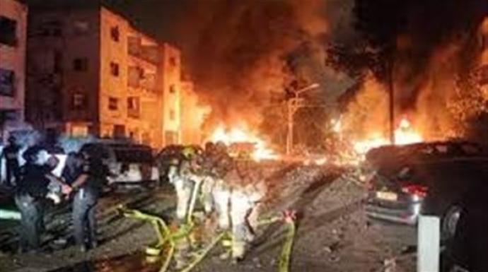 عاجل.. زلزال صواريخ طهران يحرق ”تل أبيب”